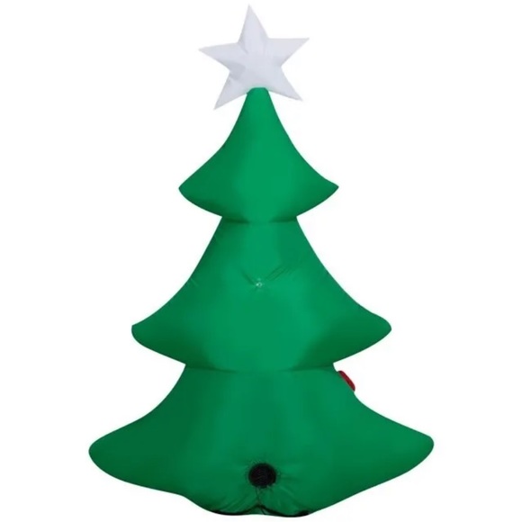 Holiday Time Airblown Christmas Tree Inflatable Knit Look LED 4ft Tall New - Picture 2 of 3